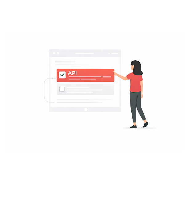Frictionless API integration illustration